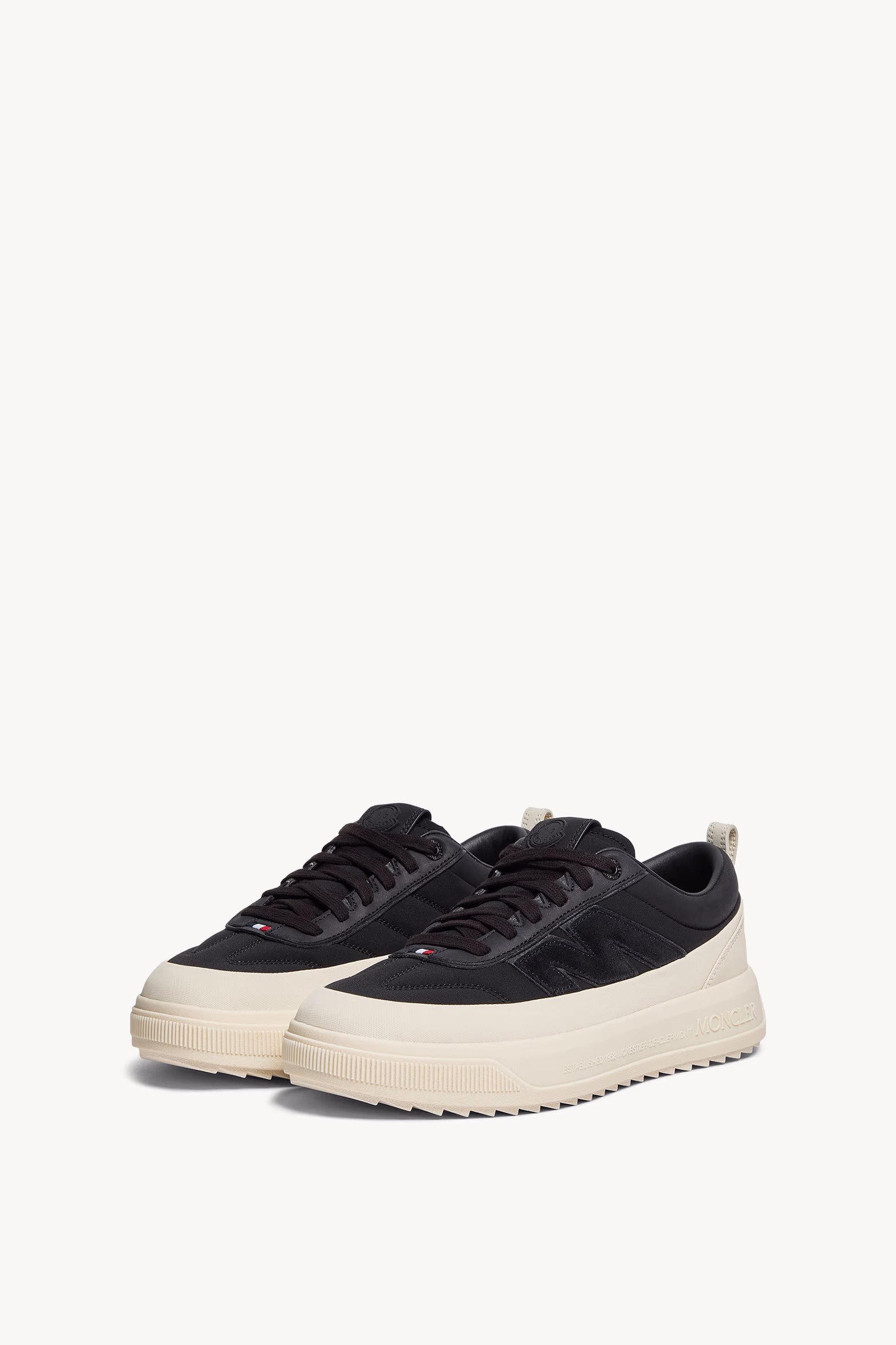 Zapatillas de nobuk y ante Moncler Altive Hombre Negro Moncler 4